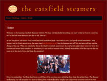 Tablet Screenshot of catsfieldsteamers.co.uk